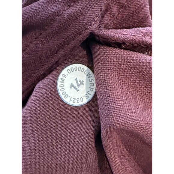 Lululemon Dance Studio Mid Rise Jogger Women’s Sz 14 Mulled Wine Drawstring - Picture 7 of 12